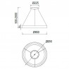 NISEKO II * COLGANTE LED 50W D.65CM BLANCO - Pendants - 3