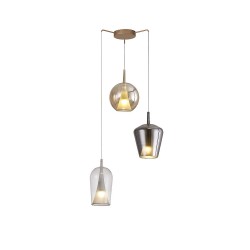 MANTRA ELSA Colgante Multicolor 3L - Lámparas - 1