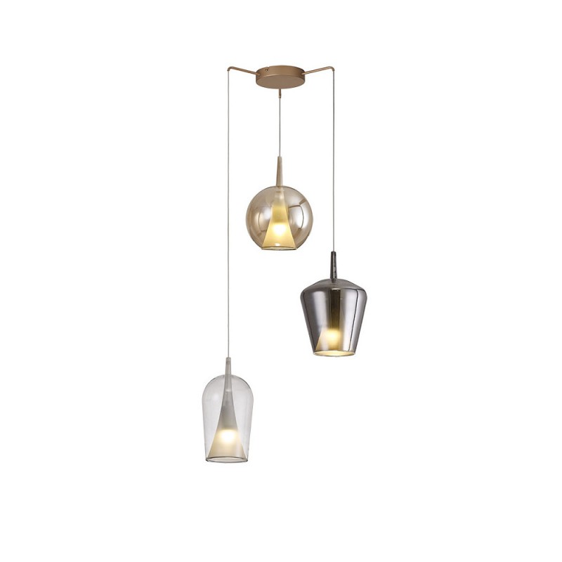 MANTRA ELSA Colgante Multicolor 3L - Lamps - 1