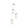 MANTRA NORA Colgante Blanco/Madera 3L - Lamps - 1