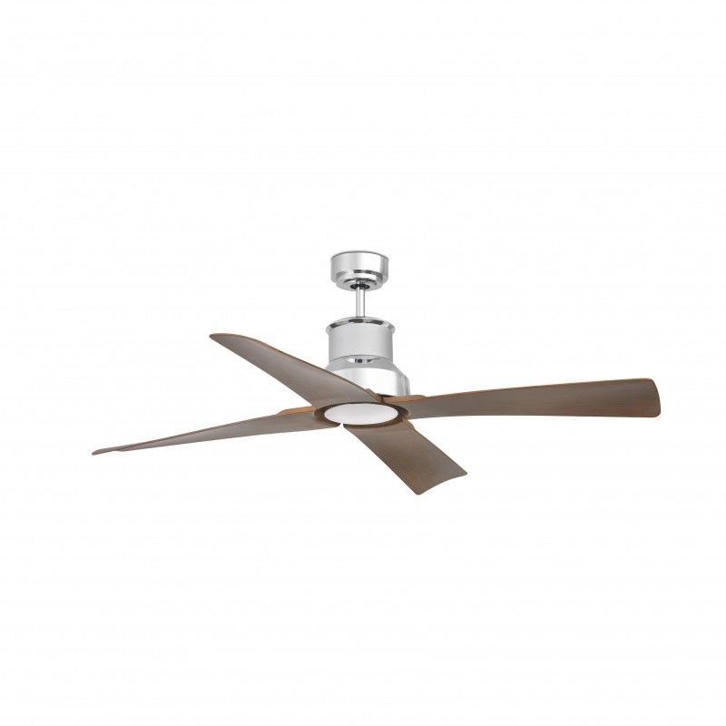 WINCHE Ventilador de techo cromo o negro con motor DC IoT opcion wifi y luz - Ventiladores - 5