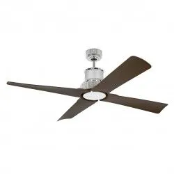 WINCHE Ventilador de techo cromo o negro con motor DC IoT opcion wifi y luz - Ventiladores - 6
