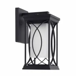 APLIQUE EXTERIOR 1XE27 GARDEN NEGRO O PLATA - Wall Applique - 1