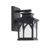 APLIQUE EXTERIOR HIEDRA 1XE27 NEGRO 27X13,5X18 - Exterior - 1