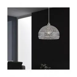 COLGANTE CROMO 1 X 60W E-27 - Colgante Moderno - 2