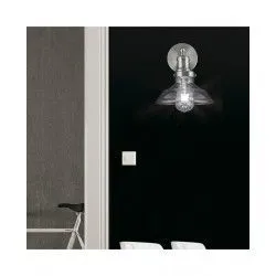 APLIQUE NIQUEL SAT 1 X 60W E-27 - Aplique de pared - 3