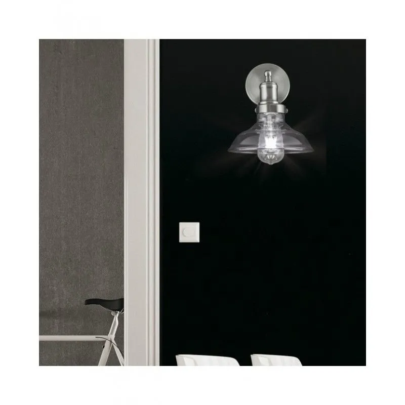 APLIQUE NIQUEL SAT 1 X 60W E-27 - Wall Applique - 3