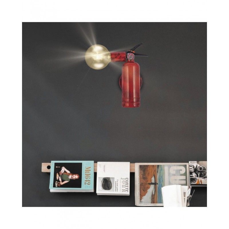 APLIQUE ROJO 1 X 60W E-27 - Aplique de pared - 2
