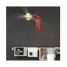 APLIQUE ROJO 1 X 60W E-27 - Aplique de pared - 2