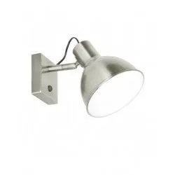 APLIQUE NIQUEL SATINADO 1 X 60W E-27 - Aplique de pared - 2