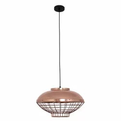 COLGANTE TOYAMA 1XE27 COBRE REG.X40X40 - Colgante Moderno - 1
