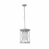 COLGANTE PEQ. EXTERIOR GARDEN 1XE27 PLATA O NEGRO REGX13X13 CM - Exterior de techo - 1
