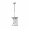 COLGANTE PEQ. EXTERIOR GARDEN 1XE27 PLATA O NEGRO REGX13X13 CM - Exterior de techo - 1