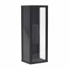 APLIQUE 2XE27 GRIS OSCURO IP44 - Aplique de pared - 1