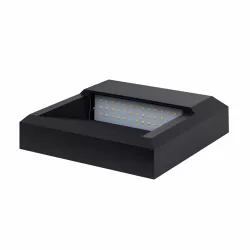 APLIQUE EXTERIOR CUADR.8W 4000K 500LM GRIS OSCURO IP65 - Aplique de pared - 1
