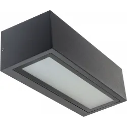 APLIQUE EXTERIOR CONGA GRIS OSCURO 1XE27 IP54 10,5X26X6,5 CM - Exterior - 1
