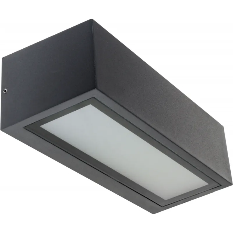 APLIQUE EXTERIOR CONGA GRIS OSCURO 1XE27 IP54 10,5X26X6,5 CM - Exterior - 1