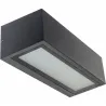 APLIQUE EXTERIOR CONGA GRIS OSCURO 1XE27 IP54 10,5X26X6,5 CM - Exterior - 1