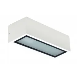 APLIQUE EXTERIOR CONGA BLANCO 1XE27 IP54 10,5X26X6,5 CM - Aplique de pared - 1