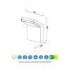 APLIQUE DE PARED ALPINE LED 6W IP65 - Exterior - 3