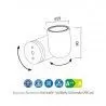 FOCO/APLIQUE IOS GU10 LED - MANTRA - Aplique de pared - 6