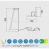 LÁMPARA DE MESA MINIMAL LED 5W - Sobremesa - 5